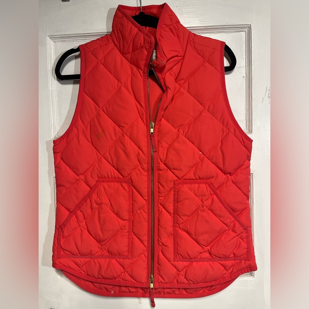 J crew women’s quilted puffer vest